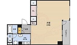 アスタ・ラ・ビスタ新梅田 1Kの間取図画像