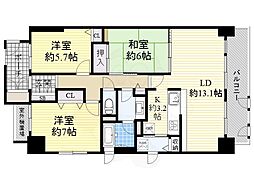 グランドメゾン中津 8階/-