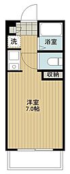 センチュリー91 ワンルームの間取図画像