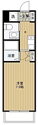 NST西船橋 1Kの間取図画像