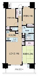 間取図画像 3LDK