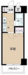 日神パレステージ豊田 1Kの間取図画像