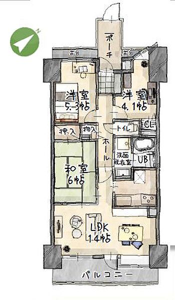 間取り：311002494399