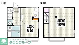南蒲田1丁目戸建 1階1LDKの間取り