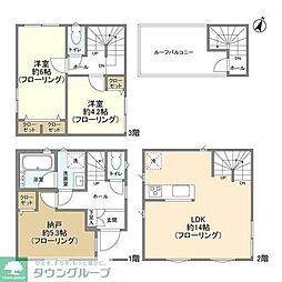 Kolet蒲田#05 2SLDKの間取り