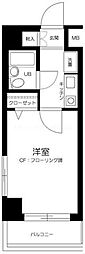 キャッスルエイト東矢口 1Kの間取図画像