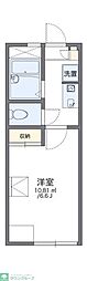 レオパレスエバラ 1Kの間取図画像