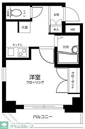 Verona戸越銀座 1Kの間取図画像