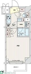 ルーブル本羽田 1Kの間取図画像