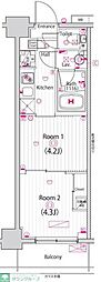 ガーラ雑色グランドステージ 2Kの間取図画像