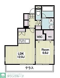 MILLE MERCIS 1LDKの間取図画像