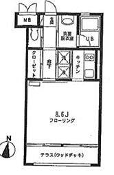 SOLATIO 1Kの間取図画像