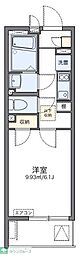 レオネクストミナト 1Kの間取図画像