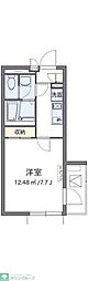クレイノSensui5 1Kの間取図画像