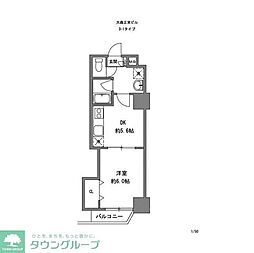 正栄プラザ 1DKの間取図画像