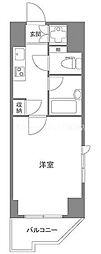 ルーブル大森九番館 1Kの間取図画像