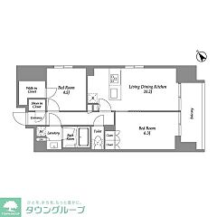 物件の間取り