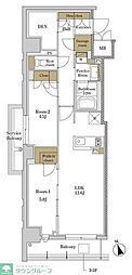 RJAPRECIA大森北 2SLDKの間取図画像