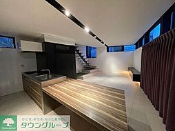 東急多摩川線 鵜の木駅 徒歩3分の賃貸一戸建て 1階2LDKのリビング/ダイニング