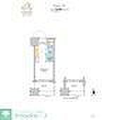 都営浅草線 中延駅 徒歩2分の賃貸マンション 6階ワンルームの間取り