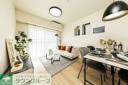 都営大江戸線 勝どき駅 徒歩12分の賃貸マンション 9階2LDKのリビング/ダイニング