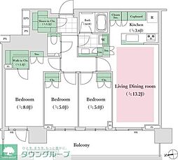 間取図画像 3LDK