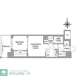 間取図画像 1LDK