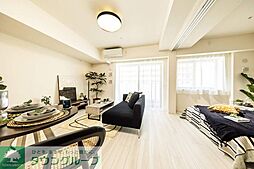 都営大江戸線 勝どき駅 徒歩13分の賃貸マンション 14階1LDKのリビング/ダイニング