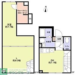 VISTA MAGOME 1LDKの間取図画像