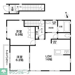 フォレストメゾンM 2LDKの間取図画像