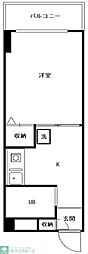 メゾンブランシュ 1Kの間取図画像