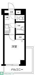 菱和パレス高輪台 1Kの間取図画像