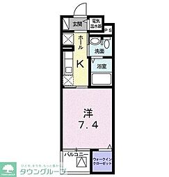 ウィステリア両国 1Kの間取図画像