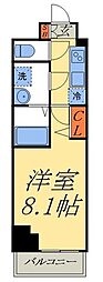 アイルグランデ押上イースト 1Kの間取図画像
