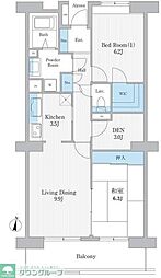 ウイングプラザ 2LDKの間取図画像