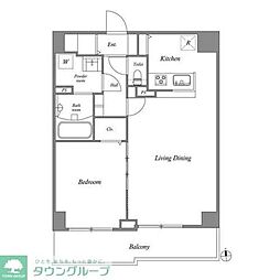 GRANPASEO東向島 1LDKの間取図画像