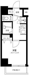 プレール・ドゥーク西大島駅前 1Kの間取図画像