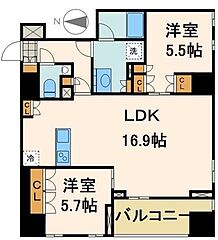 物件の間取り