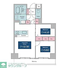 物件の間取り