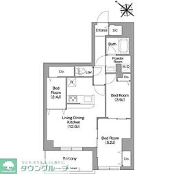 コンフォリア・リヴ豊洲キャナル 3LDKの間取図画像