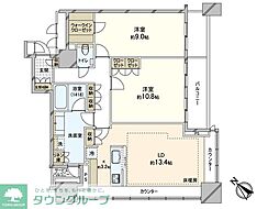 ステーションプラザタワー 2LDKの間取図画像