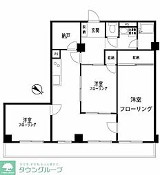 横浜天王町レジデンス 4階3SLDKの間取り