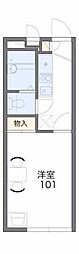 レオパレスガーデニア 1Kの間取図画像