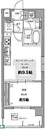 ポートサイドアーバンレジデンス 1LDKの間取図画像