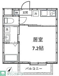 Maison Brillio 1Kの間取図画像