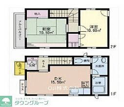 エスペランサ3 2DKの間取図画像
