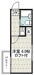 スターホームズさちケ丘 1Kの間取図画像