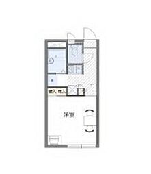 横浜市営地下鉄ブルーライン 下永谷駅 徒歩10分の賃貸マンション 1階1Kの間取り