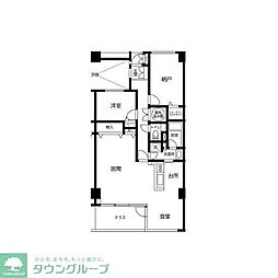 JR京浜東北・根岸線 磯子駅 徒歩1分の賃貸マンション 4階1SLDKの間取り