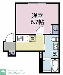 （仮称）井土ケ谷下町新築アパート 101 1階1Kの間取り